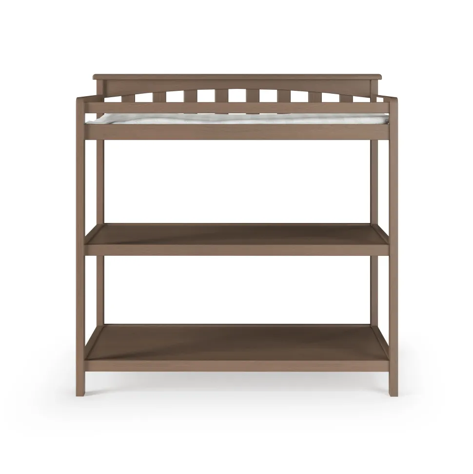 Flat Top Baby Changing Table, Dusty Heather