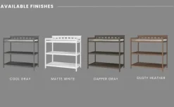 Flat Top Baby Changing Table, Dusty Heather
