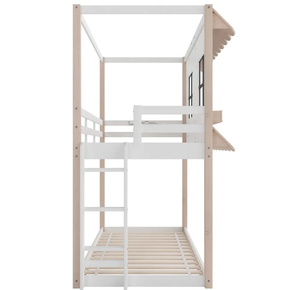 Garden Cottage Twin over Twin Bunk Bed