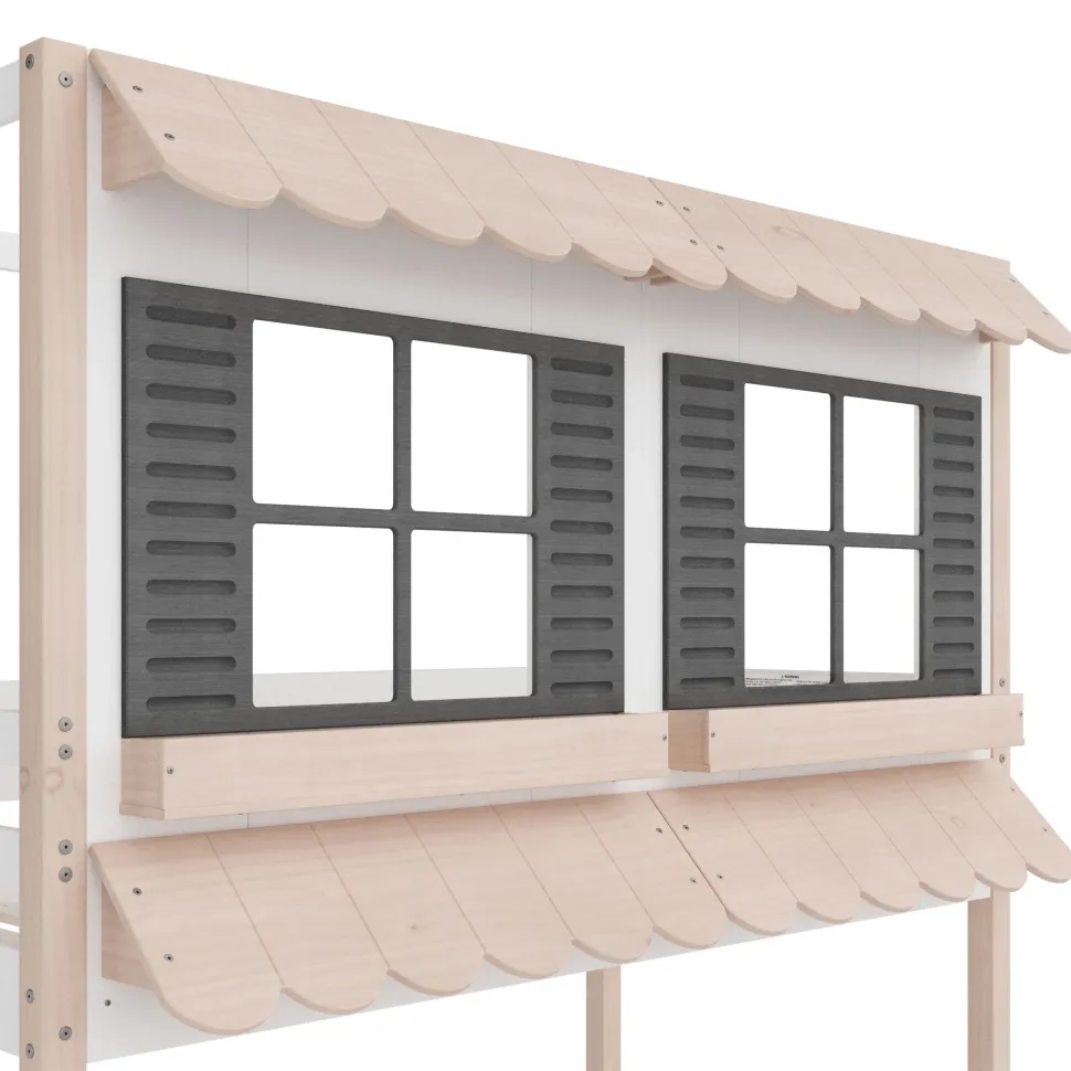 Garden Cottage Twin over Twin Bunk Bed