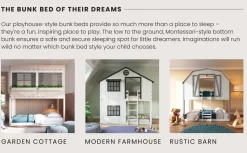 Garden Cottage Twin over Twin Bunk Bed