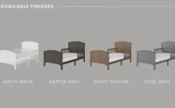 Hampton Toddler Bed, Dapper Gray