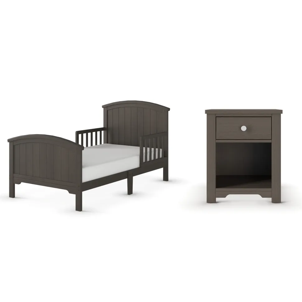 Hampton Toddler Bed, Dapper Gray