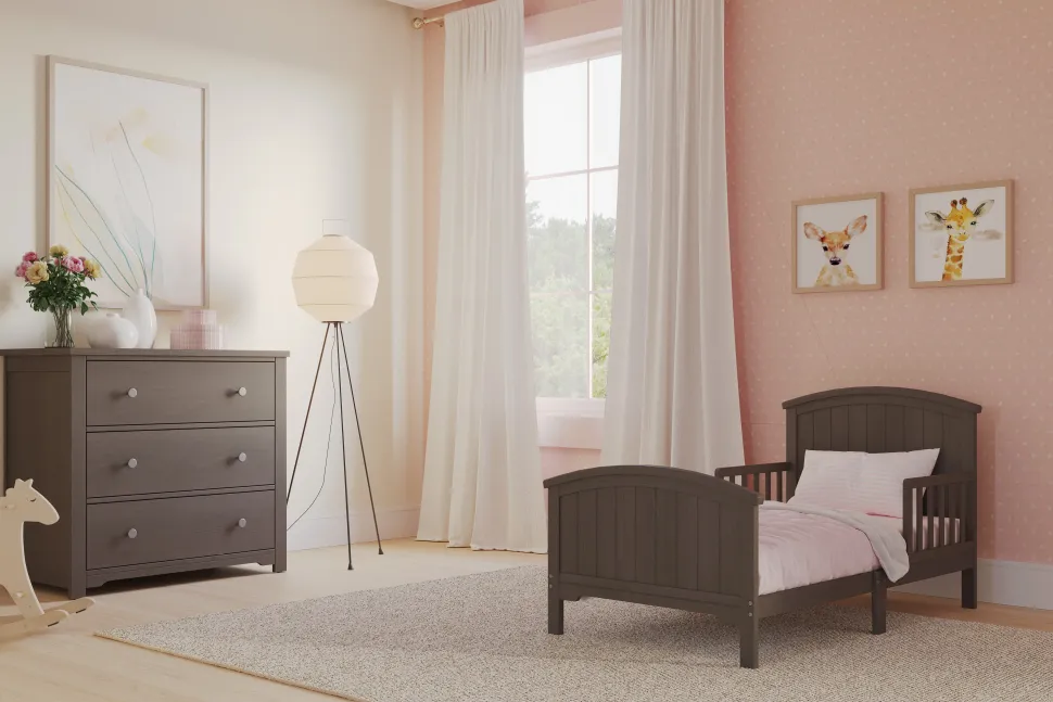Hampton Toddler Bed, Dapper Gray