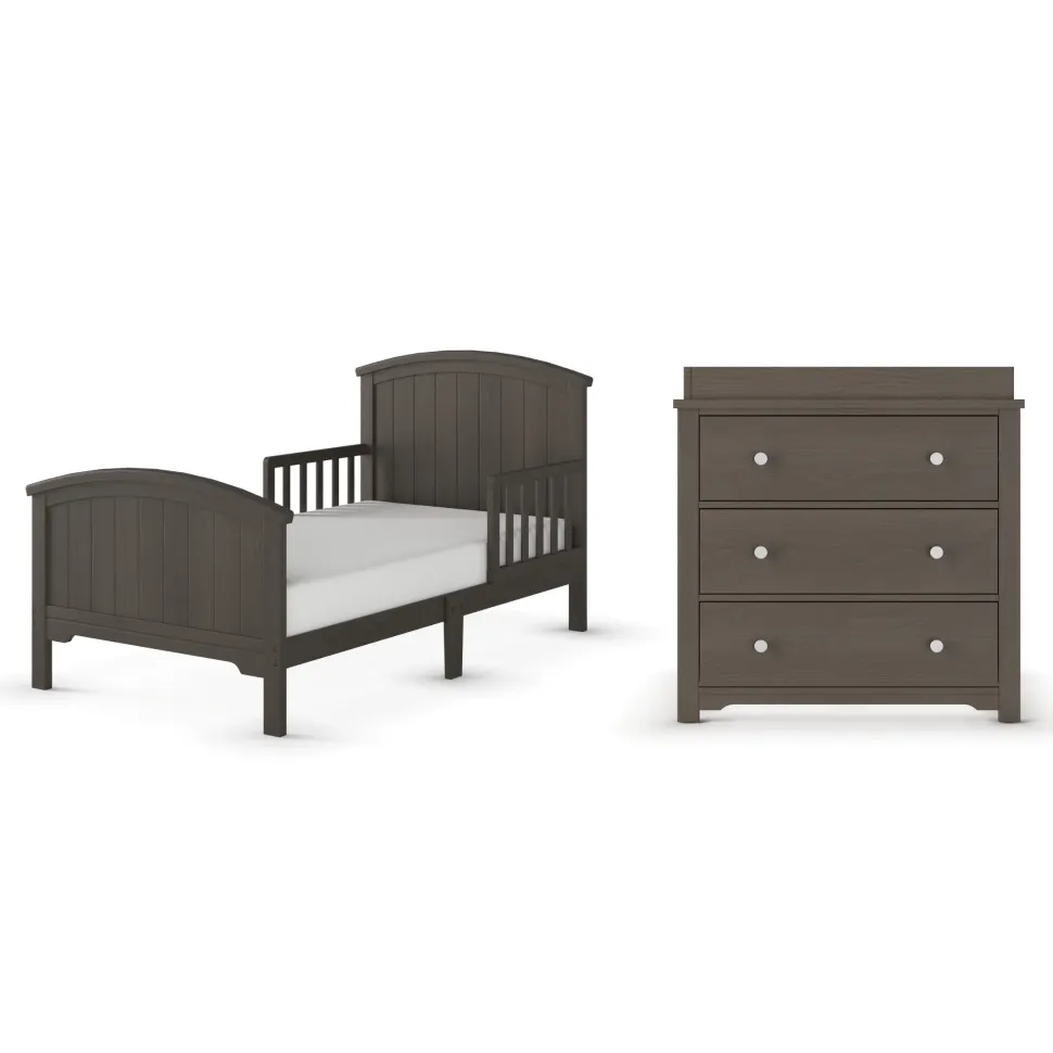 Hampton Toddler Bed, Dapper Gray