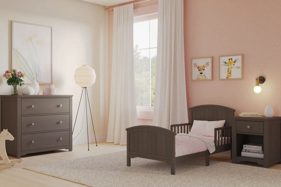 Hampton Toddler Bed, Dapper Gray