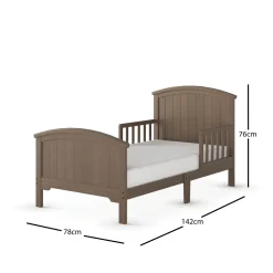 Hampton Toddler Bed, Dusty Heather
