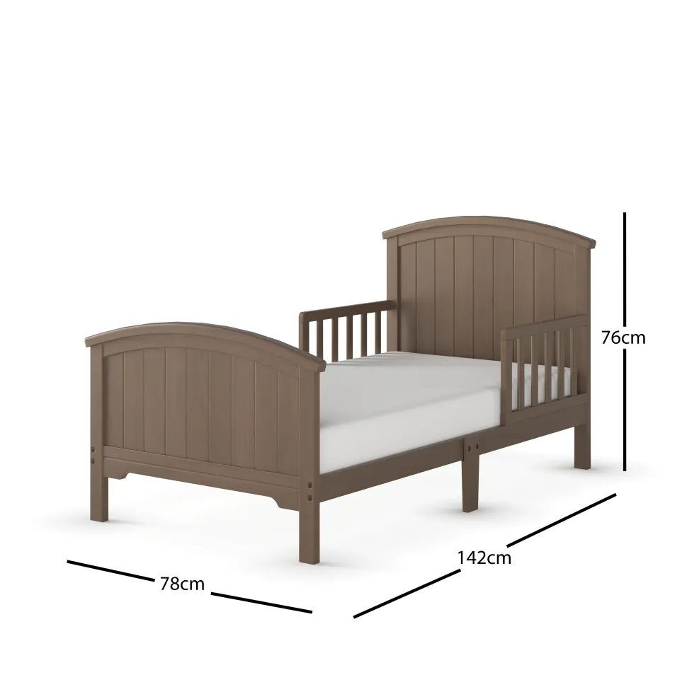 Hampton Toddler Bed, Dusty Heather