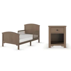 Hampton Toddler Bed, Dusty Heather