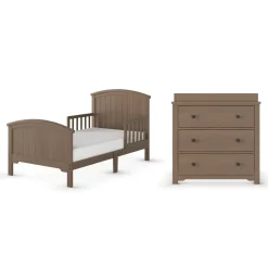 Hampton Toddler Bed, Dusty Heather