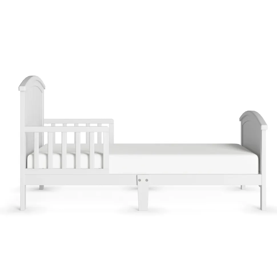 Hampton Toddler Bed, Matte White