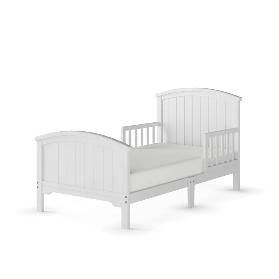 Hampton Toddler Bed, Matte White