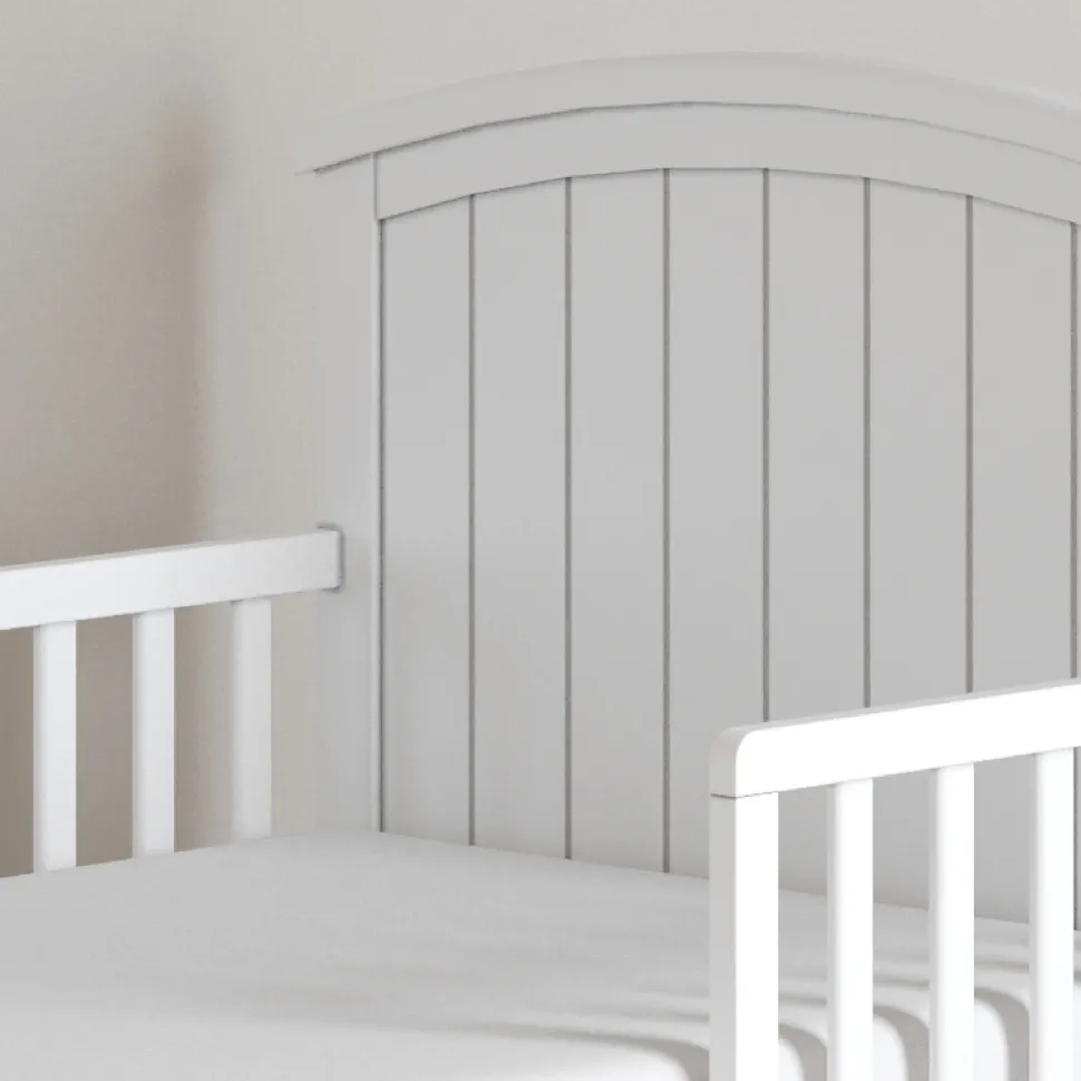 Hampton Toddler Bed, Matte White