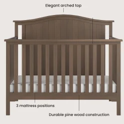 Hampton Arch Top 4-Piece Nursery Set