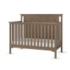 Hampton Flat Top 4-in-1 Convertible Crib, Dusty Heather