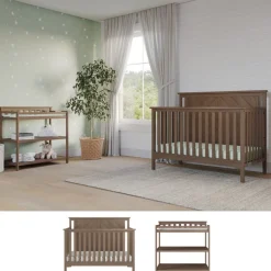 Hampton Flat Top 2-Piece Nursery Set