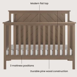 Hampton Flat Top 2-Piece Nursery Set