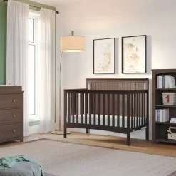 Harmony 3-Drawer Dresser with Changing Table Topper, Dapper Gray