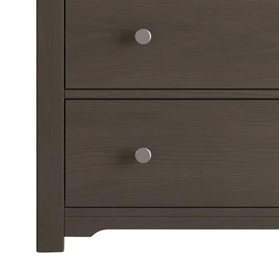 Harmony 3-Drawer Dresser with Changing Table Topper, Dapper Gray
