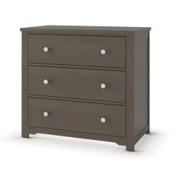 Harmony 3-Drawer Dresser with Changing Table Topper, Dapper Gray