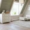 Harmony 3-Drawer Dresser with Changing Table Topper, Brushed Cotton