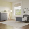 Harmony 3-Drawer Dresser with Changing Table Topper, Cool Gray