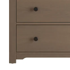 Harmony 3-Drawer Dresser with Changing Table Topper, Dusty Heather