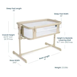 2-in-1 Bedside BassiNest Sleeper