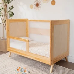 3-in-1 Convertible Full Size Breathable Mesh Crib
