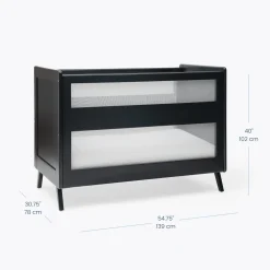 3-in-1 Convertible Full Size Breathable Mesh Crib