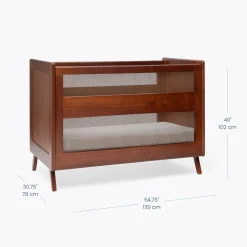 3-in-1 Convertible Full Size Breathable Mesh Crib