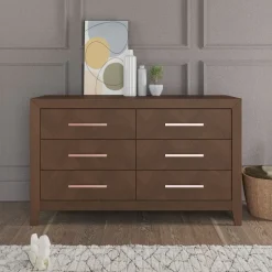 Kieran 6-Drawer Double Dresser, Toasted Chestnut