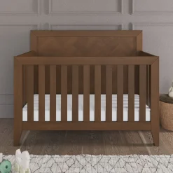 Kieran 4-in-1 Convertible Crib, Toasted Chestnut