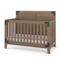 Lucas 4-in-1 Convertible Crib, Dusty Heather
