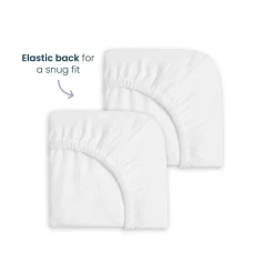 Mini Crib Sheet 100% Cotton 2-Pack