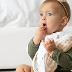 organic cotton muslin burpy bibs 2 pack