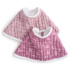 organic cotton muslin burpy bibs 2 pack
