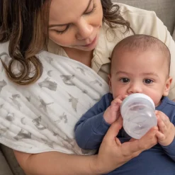 organic cotton muslin burpy bibs 2 pack