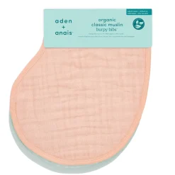 organic cotton muslin burpy bibs 2 pack