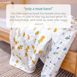 organic cotton muslin dream blanket