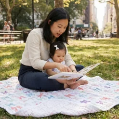 organic cotton muslin dream blanket