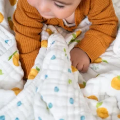 organic cotton muslin dream blanket