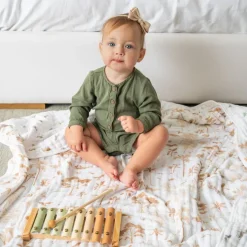 organic cotton muslin dream blanket
