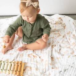 organic cotton muslin dream blanket