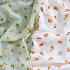 organic cotton muslin swaddle blanket 2 pack