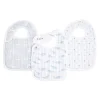 organic cotton snap bibs 3 pack