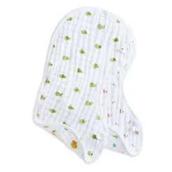 organic cotton muslin burpy bibs 2 pack