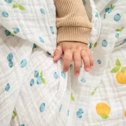 organic cotton muslin swaddle blanket 2 pack
