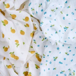 organic cotton muslin swaddle blanket 2 pack
