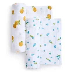 organic cotton muslin swaddle blanket 2 pack